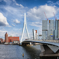 Buy canvas prints of City Skyline of Rotterdam by Artur Bogacki