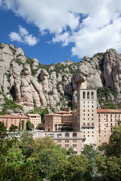 Montserrat Monastery in Spain Picture Board by Artur Bogacki