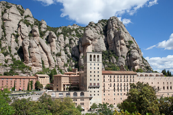 Montserrat Monastery in Catalonia Picture Board by Artur Bogacki