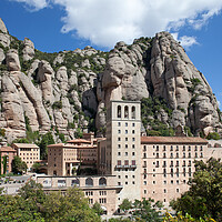Buy canvas prints of Montserrat Monastery in Catalonia by Artur Bogacki