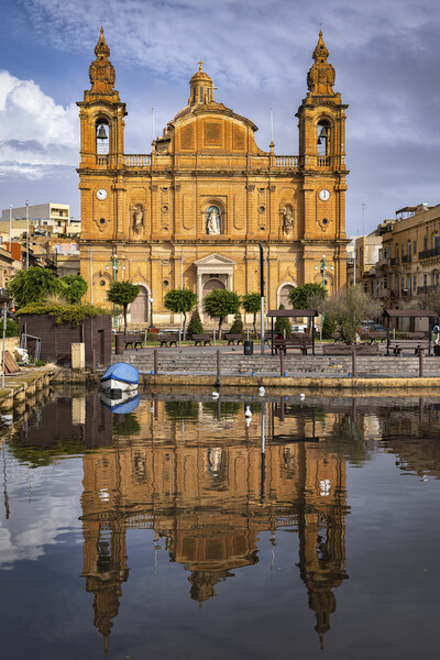 Parish Church of St Joseph in Msida, Malta Picture Board by Artur Bogacki
