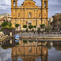 Buy canvas prints of Parish Church of St Joseph in Msida, Malta by Artur Bogacki