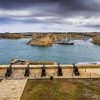 Buy canvas prints of Saluting Battery at Grand Harbour in Malta by Artur Bogacki