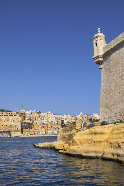 Valletta From Fort St Angelo Picture Board by Artur Bogacki