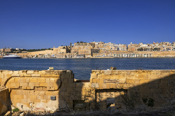 Valletta Skyline Picture Board by Artur Bogacki