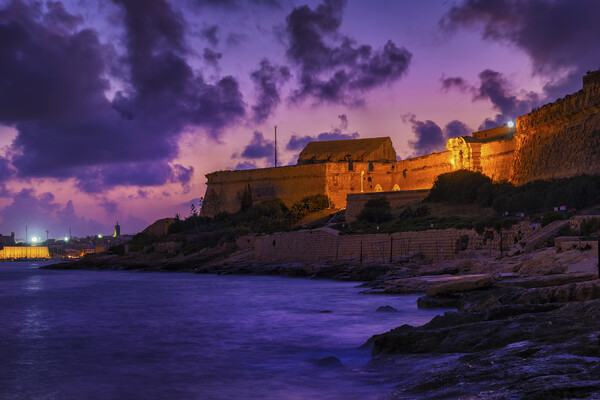 Manoel Island And Fort In Gzira, Malta Picture Board by Artur Bogacki