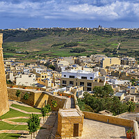 Buy canvas prints of Victoria City In Gozo From Citadel by Artur Bogacki