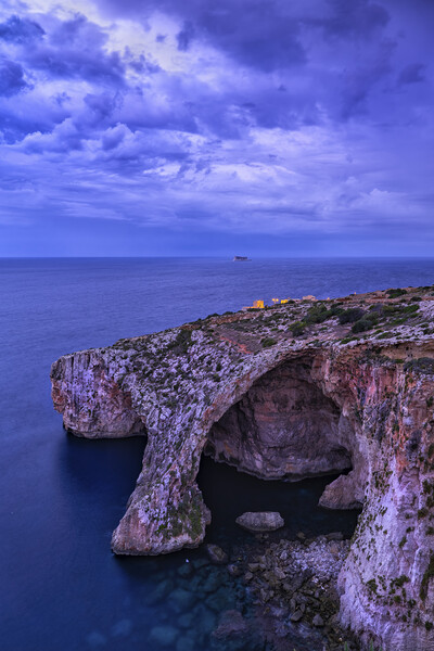 Blue Grotto at Dawn in Malta Picture Board by Artur Bogacki