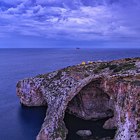 Buy canvas prints of Blue Grotto at Dawn in Malta by Artur Bogacki