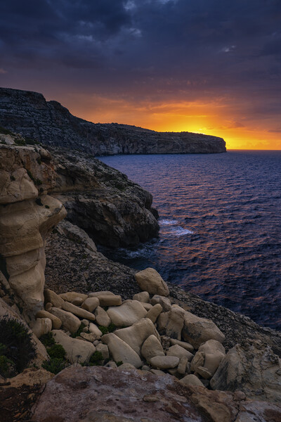 Malta Island At Sunrise Picture Board by Artur Bogacki