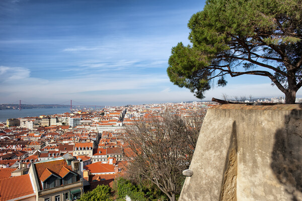 City of Lisbon in Portugal Picture Board by Artur Bogacki
