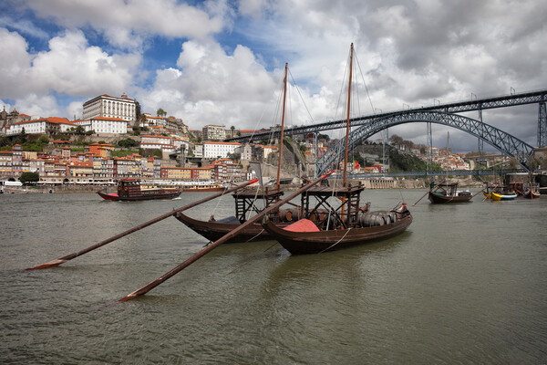  Old City of Porto in Portugal Picture Board by Artur Bogacki