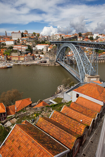 Porto And Gaia Cityscape Picture Board by Artur Bogacki