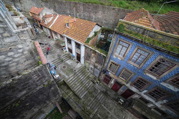 Hillside Houses In Porto Picture Board by Artur Bogacki