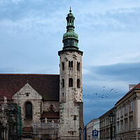 Buy canvas prints of St. Andrew Church in Krakow at Dusk by Artur Bogacki