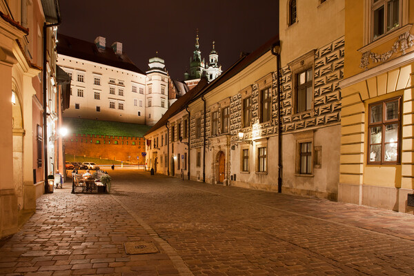 Kanonicza Street in Krakow at Night Picture Board by Artur Bogacki