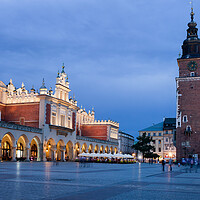 Buy canvas prints of Main Market Square at Night in Krakow by Artur Bogacki