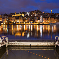 Buy canvas prints of Porto by Night in Portugal by Artur Bogacki