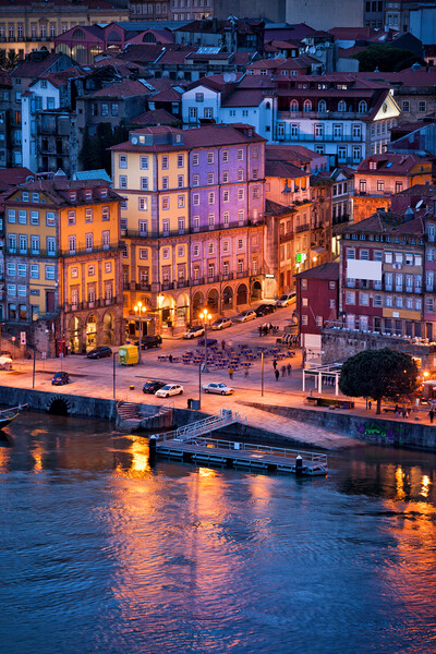 Old City of Porto in the Evening Picture Board by Artur Bogacki