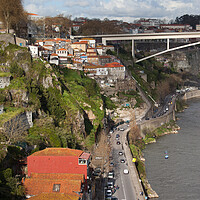 Buy canvas prints of City of Porto in Portugal along Douro River by Artur Bogacki