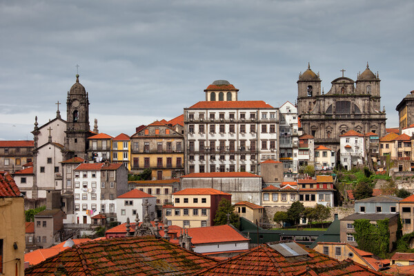 City Skyline of Porto in Portugal Picture Board by Artur Bogacki