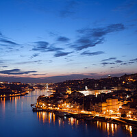 Buy canvas prints of City of Porto in Portugal at Twilight by Artur Bogacki