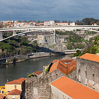 Buy canvas prints of Infante D. Henrique Bridge in Porto by Artur Bogacki