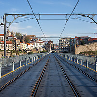 Buy canvas prints of City of Porto from Dom Luis I Bridge by Artur Bogacki