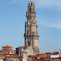 Buy canvas prints of Clerigos Church Tower in Porto by Artur Bogacki