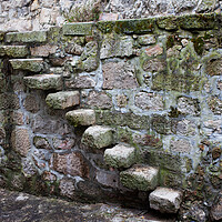 Buy canvas prints of Medieval Stone Steps In Wall by Artur Bogacki