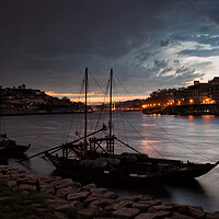 Buy canvas prints of Stormy Evening Sky Above Porto and Gaia by Artur Bogacki