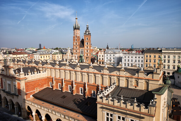 City of Krakow in Poland Picture Board by Artur Bogacki