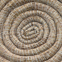 Buy canvas prints of Archery Round Coiled Straw Target Background by Artur Bogacki