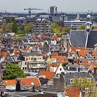Buy canvas prints of City of Amsterdam Cityscape by Artur Bogacki
