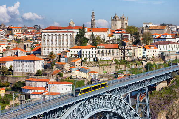 City of Porto in Portugal Picture Board by Artur Bogacki