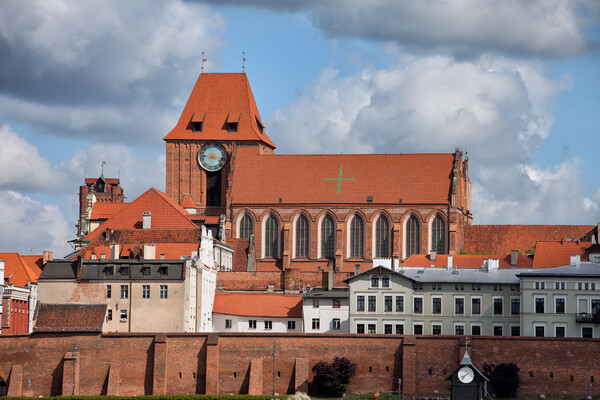 Old Town of Torun in Poland Picture Board by Artur Bogacki