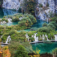 Buy canvas prints of Plitvice Lakes National Park in Croatia by Artur Bogacki