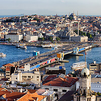 Buy canvas prints of Istanbul Cityscape in Turkey by Artur Bogacki