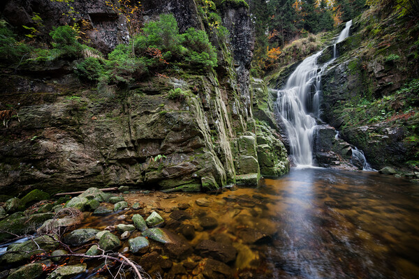 Kamienczyk Waterfall in Poland Picture Board by Artur Bogacki