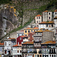 Buy canvas prints of Houses of Porto by Artur Bogacki