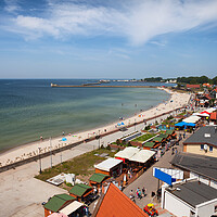 Buy canvas prints of Resort Town of Hel in Poland at Baltic Sea by Artur Bogacki
