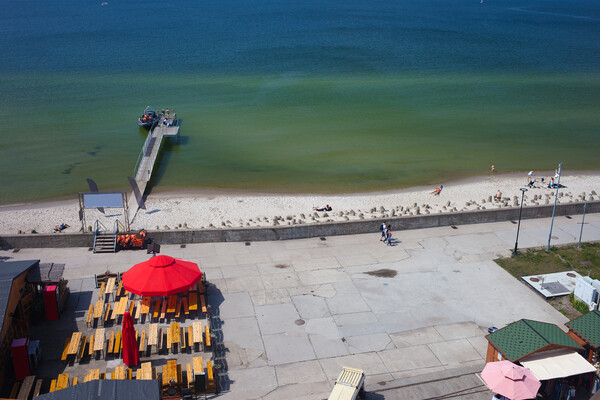 Hel Town At Baltic Sea In Poland Picture Board by Artur Bogacki