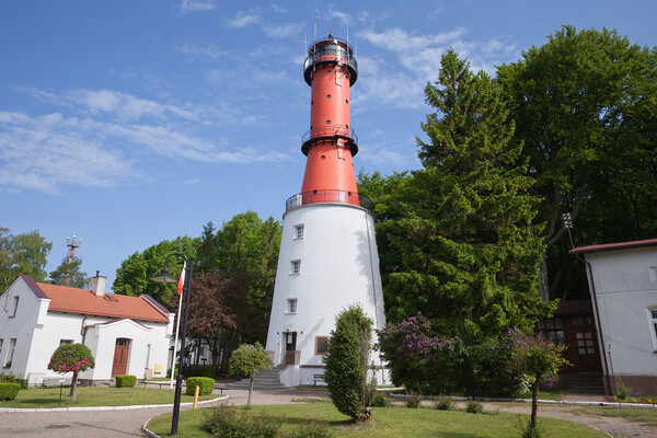 Rozewie Lighthouse in Poland Picture Board by Artur Bogacki
