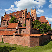 Buy canvas prints of Malbork Castle In Poland by Artur Bogacki