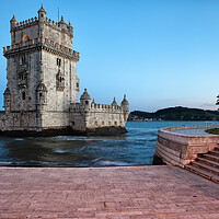 Buy canvas prints of Belem Tower at Twilight in Lisbon by Artur Bogacki