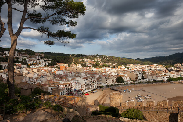 Tossa de Mar Town in Spain Picture Board by Artur Bogacki