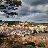 Buy canvas prints of Tossa de Mar Town in Spain by Artur Bogacki