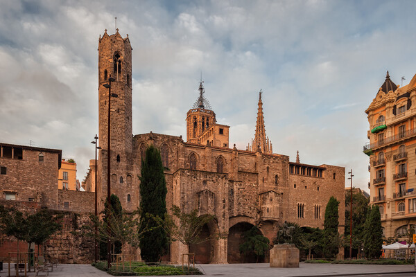 Gothic Chapel of St Agatha in Barcelona Picture Board by Artur Bogacki