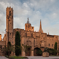 Buy canvas prints of Gothic Chapel of St Agatha in Barcelona by Artur Bogacki