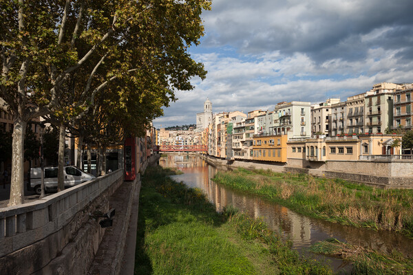 City of Girona in Spain Picture Board by Artur Bogacki